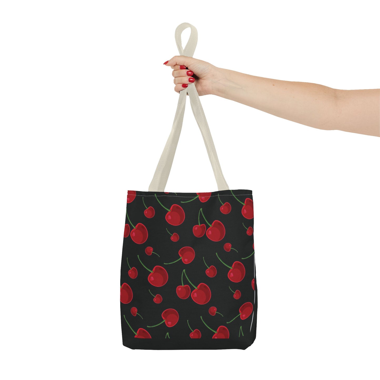 Cherry style tote bag