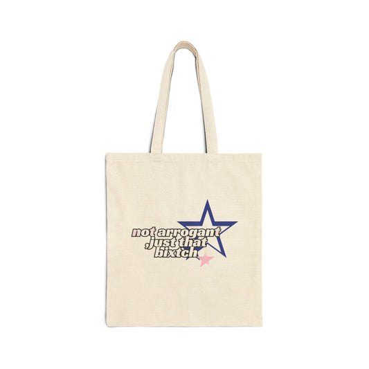 im that arrogant tote bag