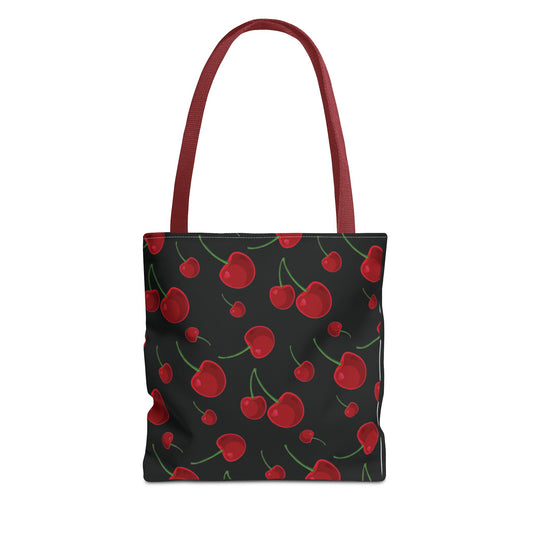 Cherry style tote bag