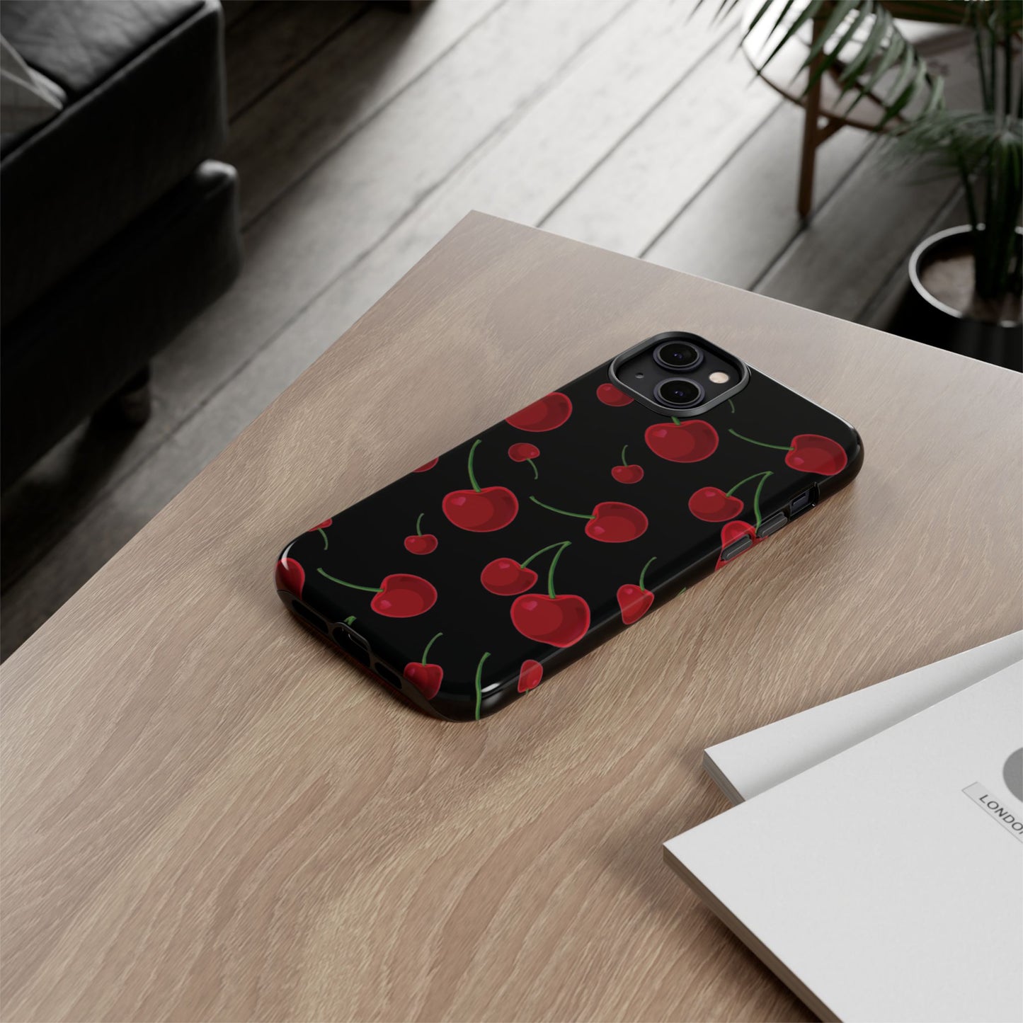 Cherry style phone case