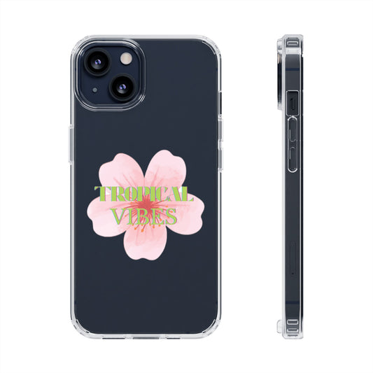 the tropical vibe clear case