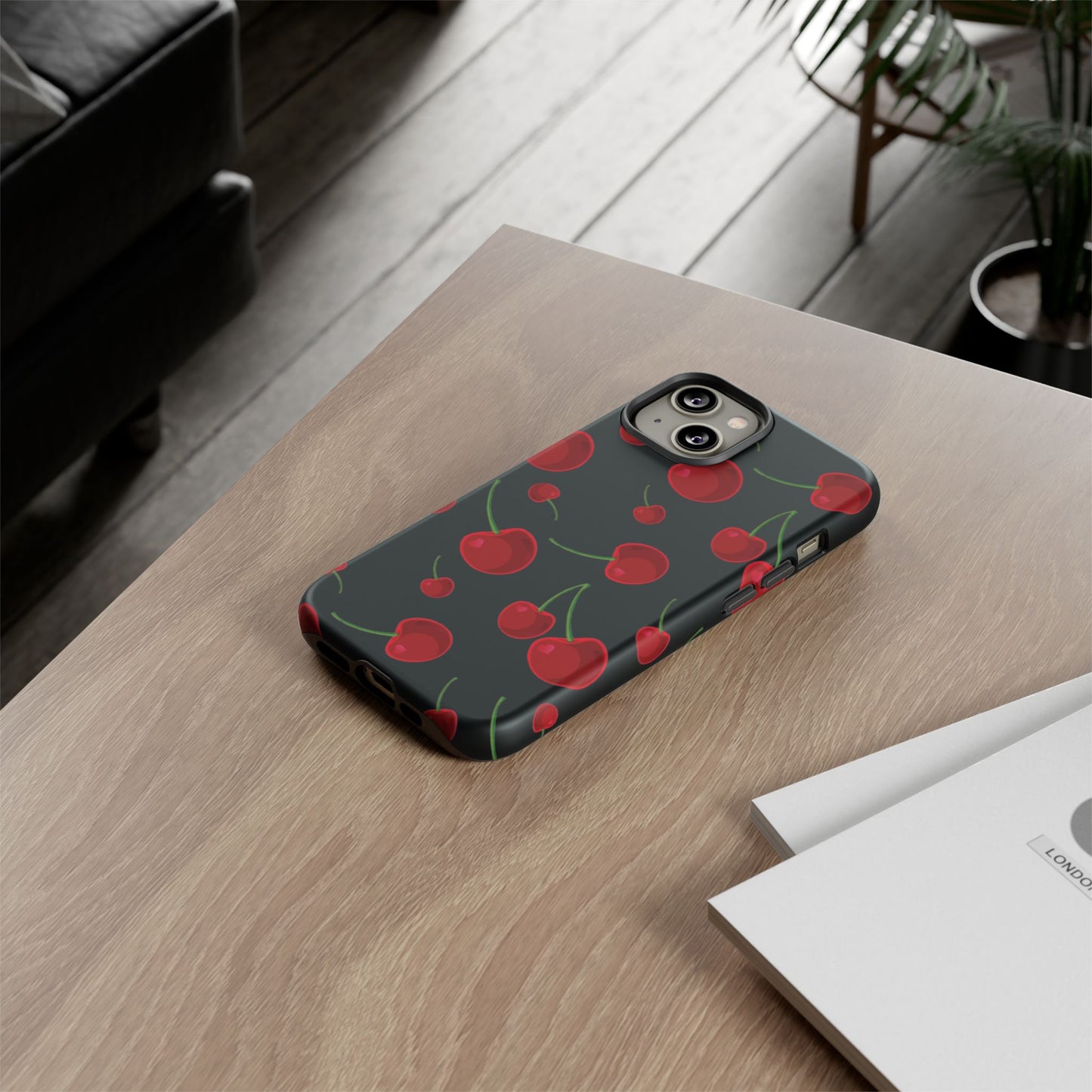 Cherry style phone case