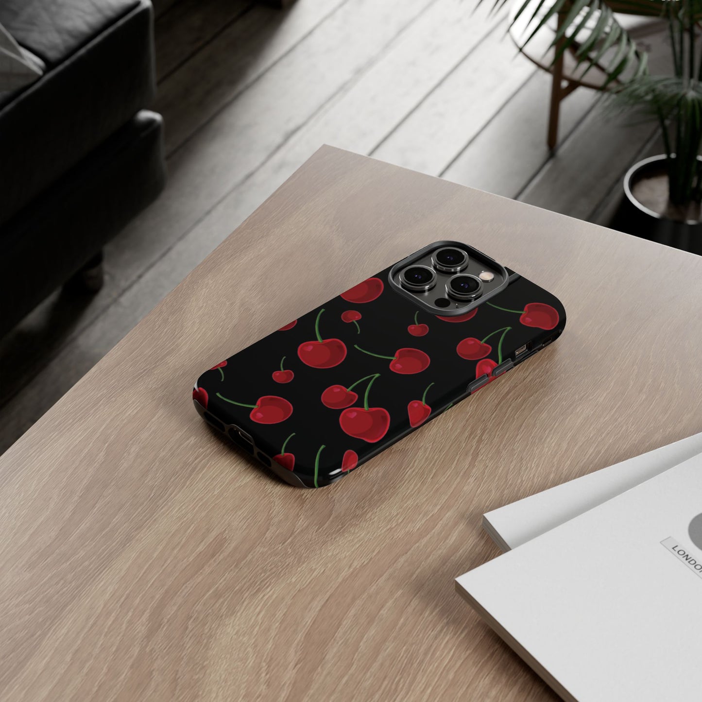 Cherry style phone case