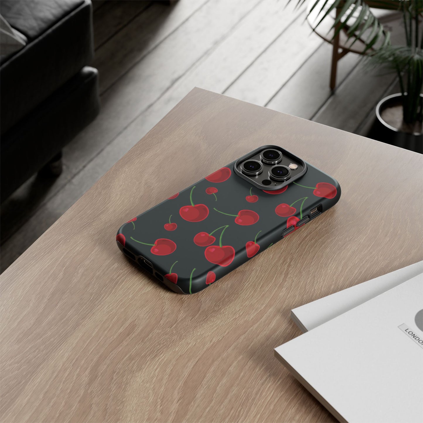 Cherry style phone case
